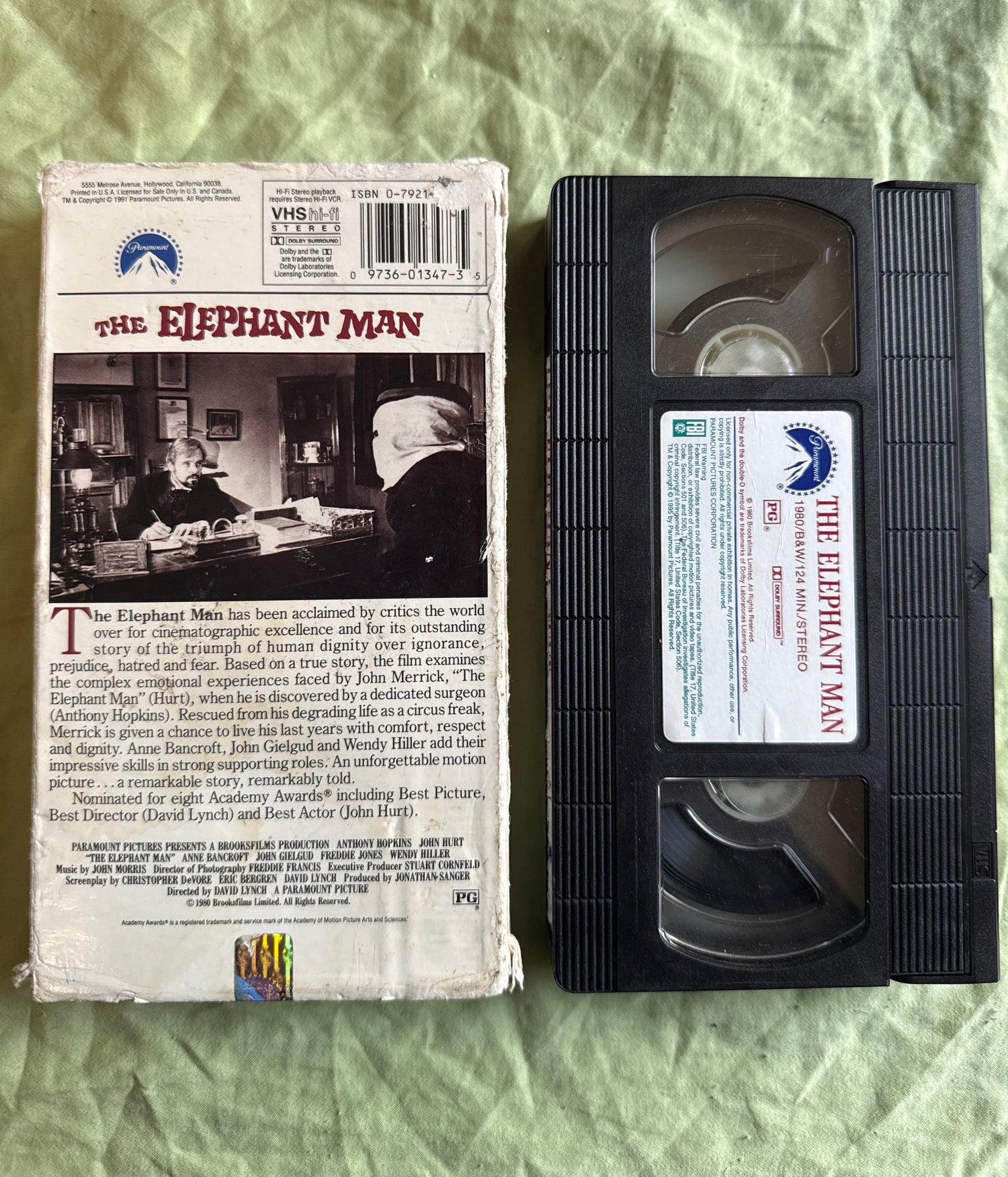 THE ELEPHANT MAN VHS